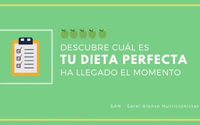 ¿Cuál es tu dieta ideal?