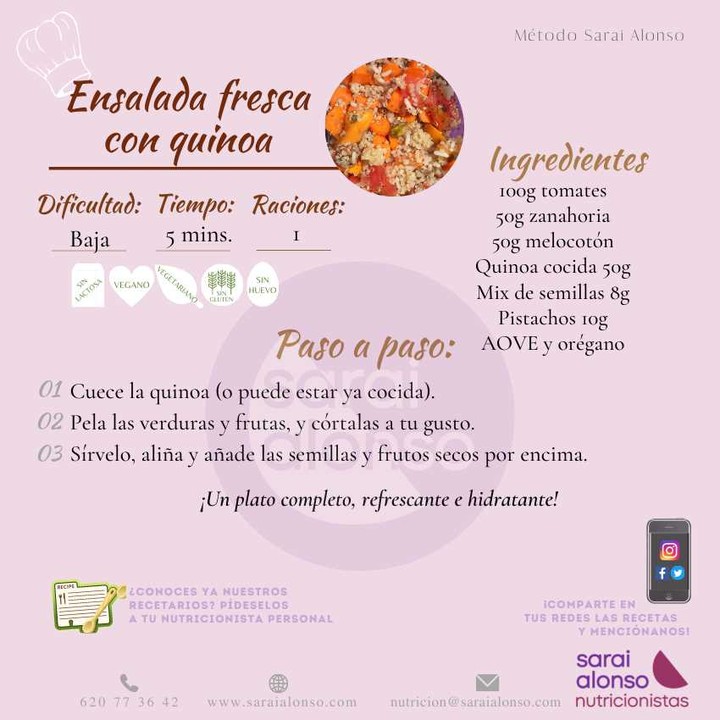 ¡𝐃𝐢𝐬𝐟𝐫𝐮𝐭𝐚 de esta 🍽️ #𝐫𝐞𝐜𝐞𝐭𝐚 de @sarai.alonso.nutricionistas ! Lo tiene todo- es