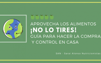 ¡No tires tanta comida a la basura!